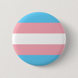 Transgender Flag Button -
