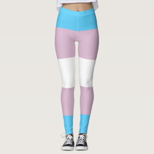 Transgender Flag Leggings
