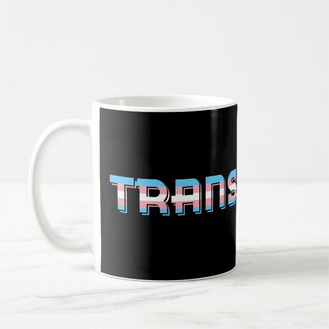 TRANSGENDER | flag | LGBT Coffee Mug (Left)