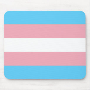 Transgender Flag Mouse Mat