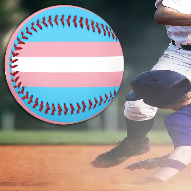 Transgender Flag & Pride community / gender  Baseball (Creator Uploaded)
