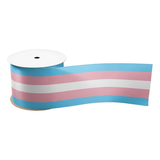 Transgender Flag & Pride community /gender flag Sa Satin Ribbon (Spool)