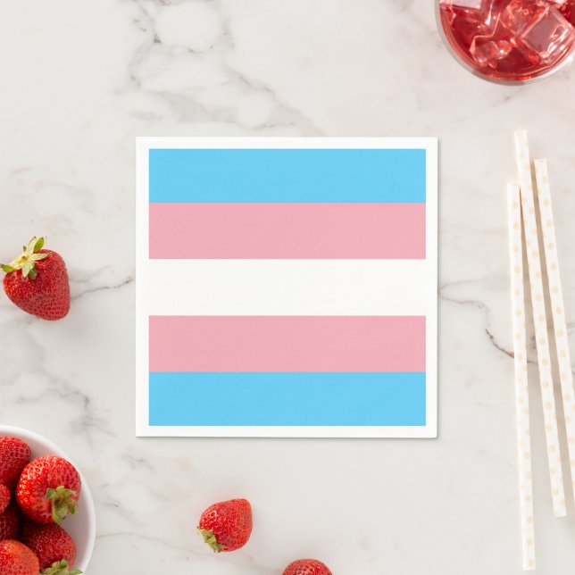 Transgender Flag & Pride community / gender Napkin (Insitu)