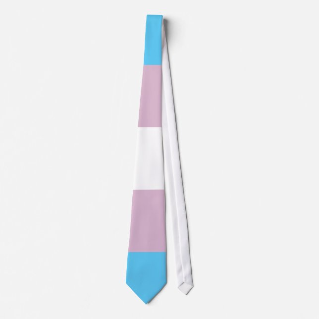 Transgender Flag Tie (Front)
