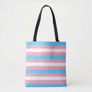 Transgender Flag Tote Bag