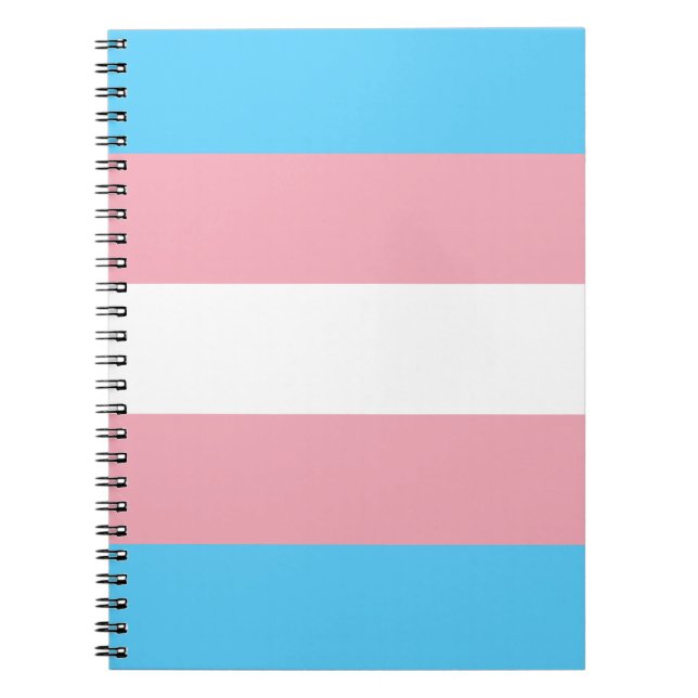 Transgender flag trans pride LGBT symbol gay homos Notebook (Front)