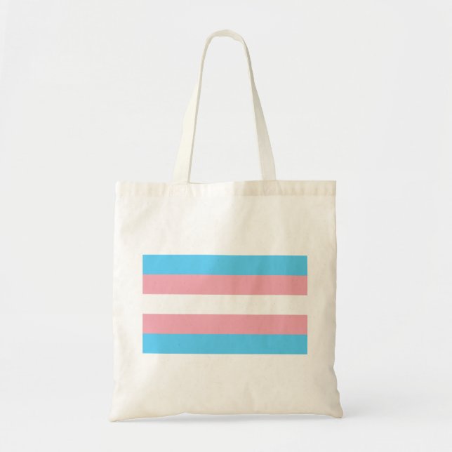 Transgender flag trans pride LGBT symbol gay homos Tote Bag (Front)