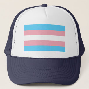 Transgender flag trans pride LGBT symbol gay homos Trucker Hat