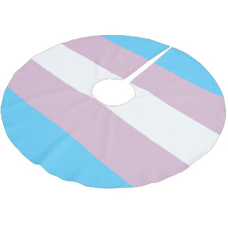 Transgender Flag Tree Skirt