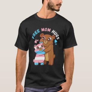 Transgender Free Mum Hugs Mother Love Bear LGBTQ L T-Shirt