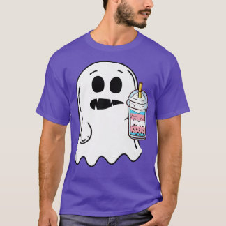 transgender ghost bubble tea transgender ghost bub T-Shirt