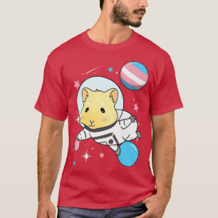Transgender Guinea Pig In Space Trans Pride Premiu T-Shirt