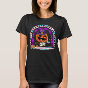 Transgender Halloween Witch Pumpkin Trans Trick Or T-Shirt