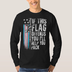 Transgender If This Flag Offends You Ar 15 Gun Rig T-Shirt