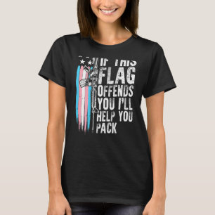 Transgender If This Flag Offends You Ar 15 Gun Rig T-Shirt