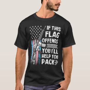 Transgender If This Flag Offends You AR-15 Gun Rig T-Shirt