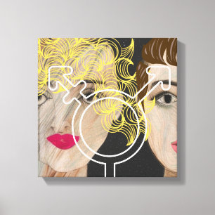 Transgender Love Canvas Print