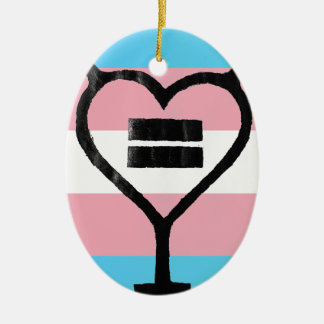Transgender Love Yourself Ceramic Tree Decoration
