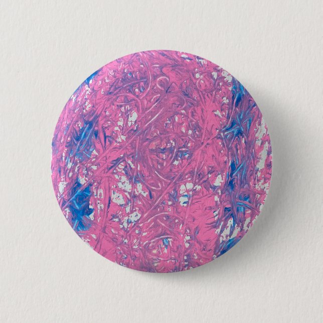 Transgender Marble Artwork 6 Cm Round Badge (Front)