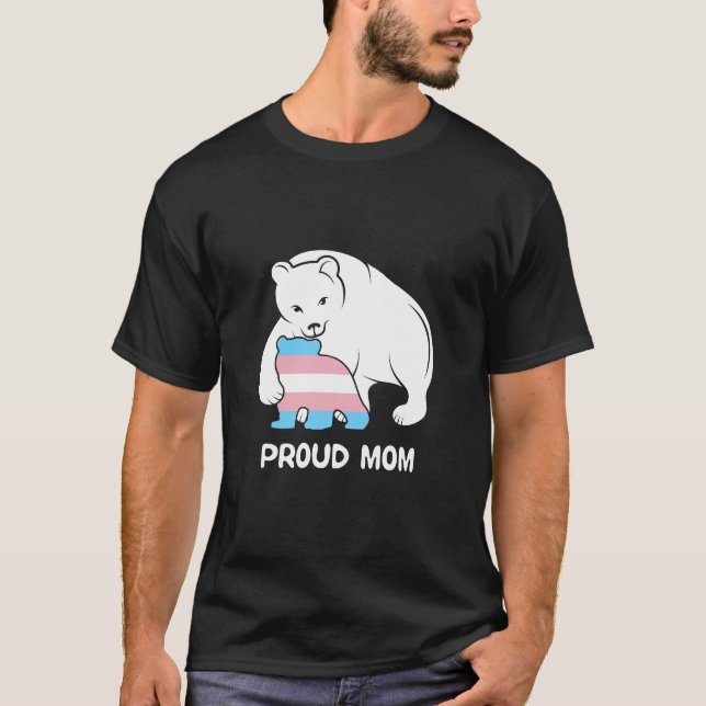 Transgender Mother's Day Mama Bear T-Shirt (Front)
