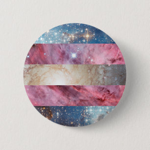 Transgender nebula flag pin