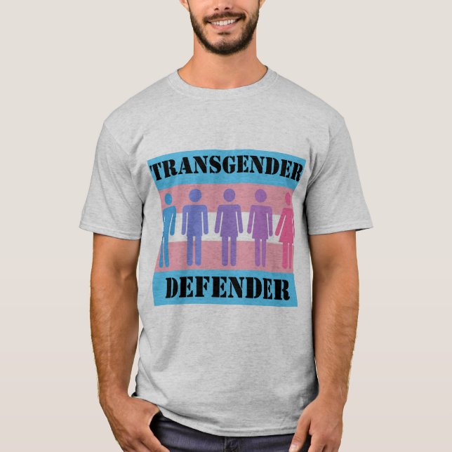 Transgender/non-binary  Defender T-Shirt (Front)