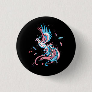 Transgender Phoenix Reborn Transsexual Flag LGBT T 3 Cm Round Badge