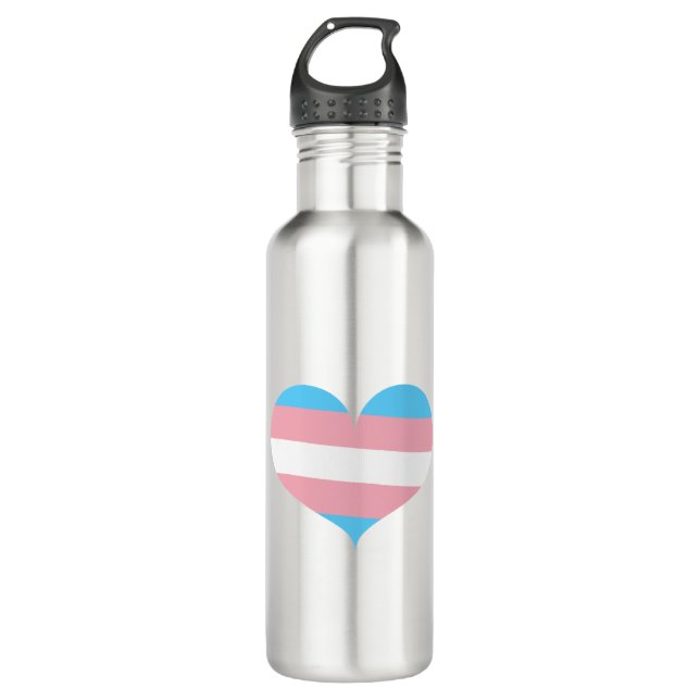 Transgender Pride 710 Ml Water Bottle (Front)