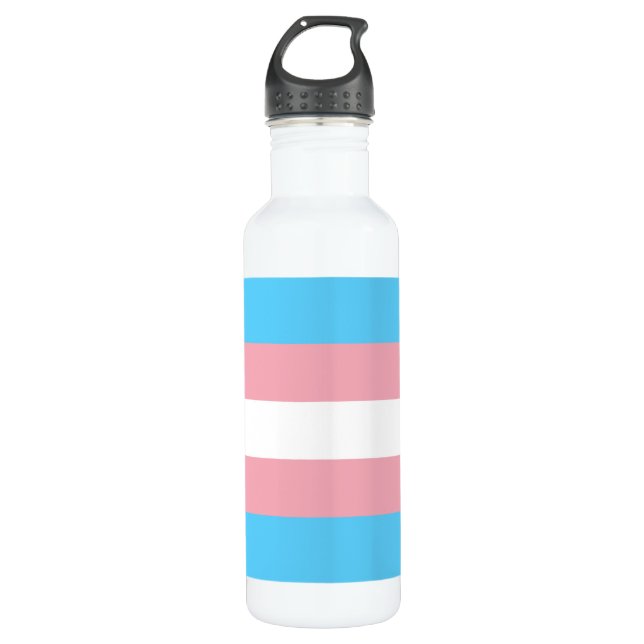 Transgender Pride 710 Ml Water Bottle (Front)