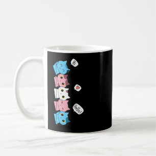 Transgender Pride Cat LGBT Trans Flag Cute Cats   Coffee Mug