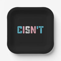 Transgender Pride Cisn't LGBTQ Trans Flag Funny