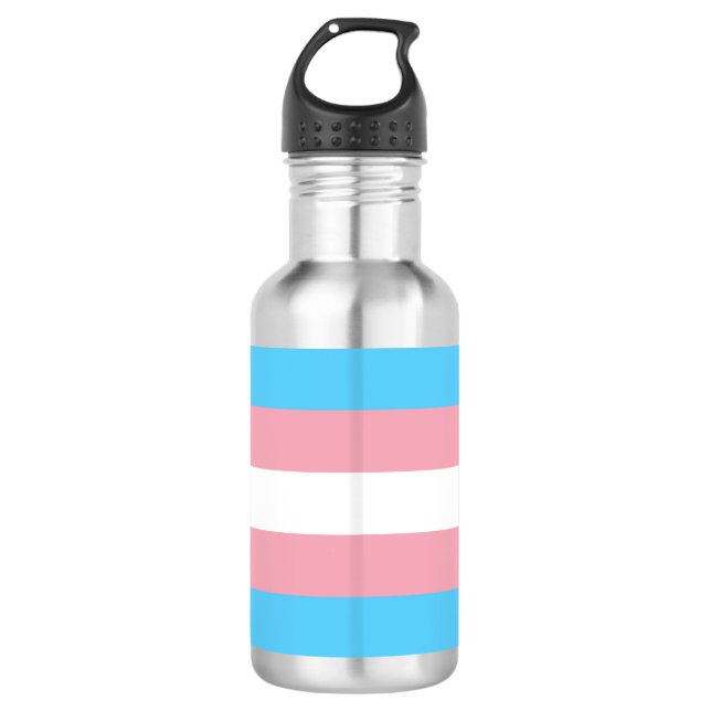 Transgender Pride Flag 532 Ml Water Bottle (Front)