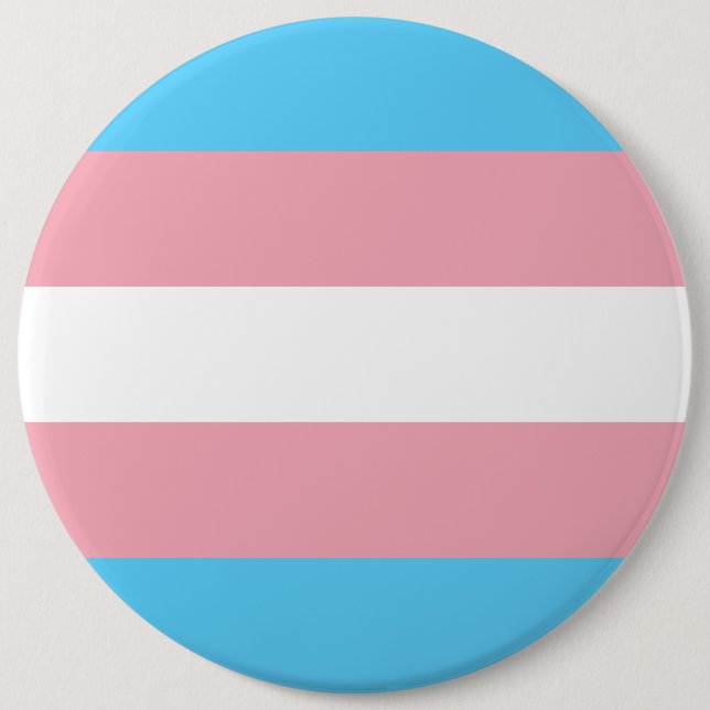 Transgender Pride Flag 6 Cm Round Badge (Front)