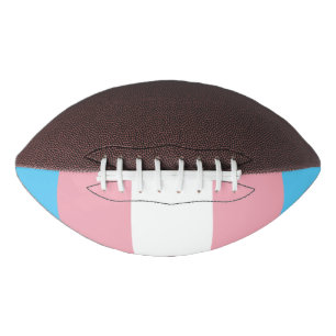 Transgender Pride Flag American Football