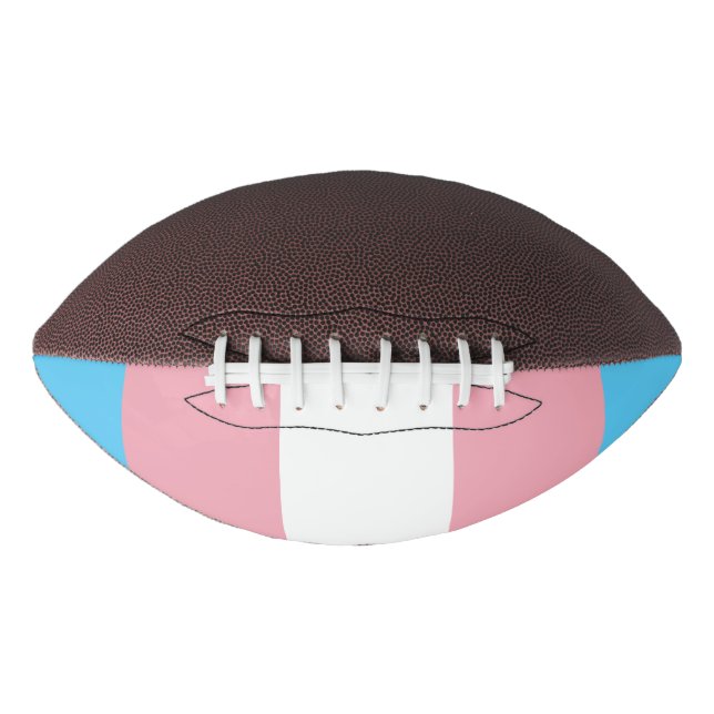 Transgender Pride Flag American Football (Front)