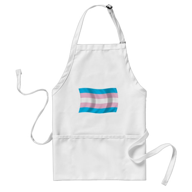 Transgender Pride Flag Apron (Front)