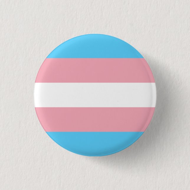 Transgender Pride Flag Badge (Front)