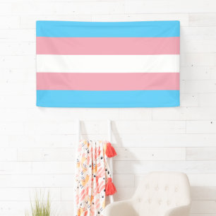 Transgender Pride Flag Banner