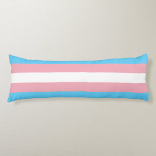Transgender Pride Flag Body Cushion