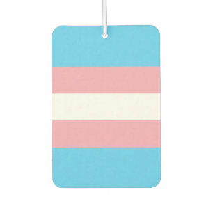 Transgender Pride Flag Car Air Freshener