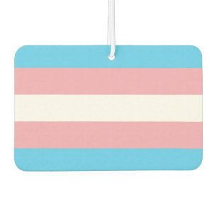 Transgender Pride Flag Car Air Freshener