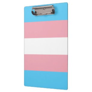 Transgender Pride Flag Clipboard