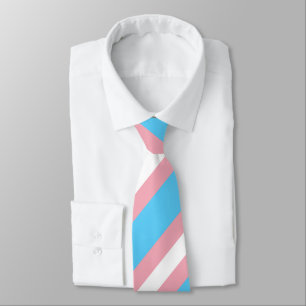 Transgender Pride Flag Colours LGBTQ+ Tie