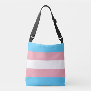 Transgender Pride Flag Crossbody Bag
