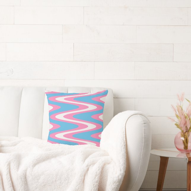 Transgender Pride Flag Cushion (Couch)