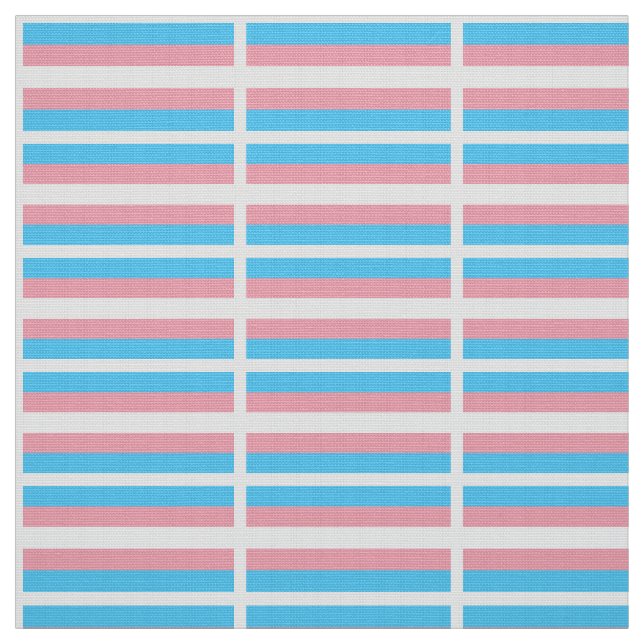 Transgender Pride Flag Fabric (Swatch)