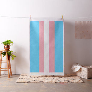 Transgender Pride Flag Fabric