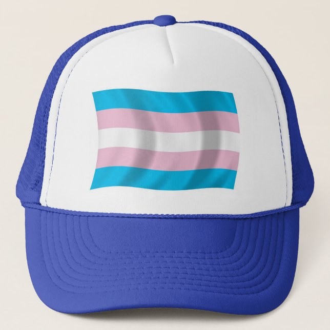 Transgender Pride Flag Hat (Front)