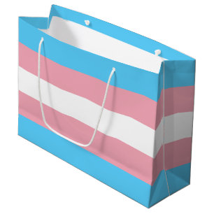 Transgender Pride Flag Large Gift Bag