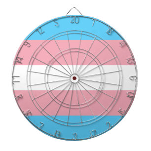 Transgender Pride Flag - LGBT Rainbow Dartboard